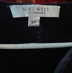 NWOT Women's Nine West black Blouse